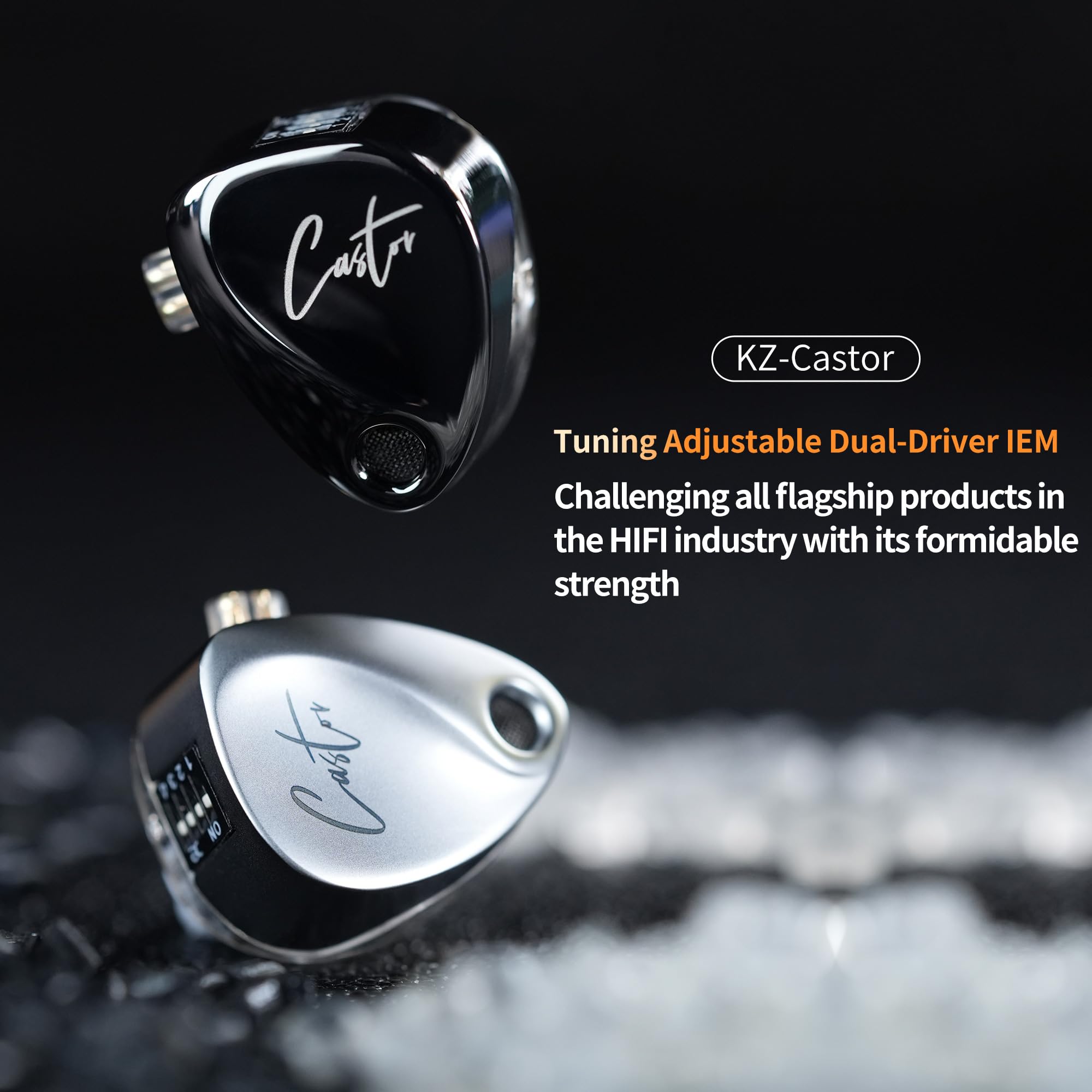 Amazon.co.jp: KZ Castor IEM kz インイヤーモニターイヤホン デュアル